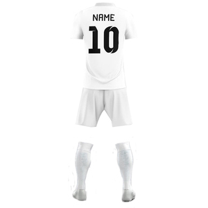 Wholesale New Men's Soccer Team Uniform Custom Logo Printed Breathable Quick Dry Polyester Short Sleeve Options Automated - Product Image 5