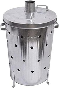 Incinerador de Metal Galvanizado de Alta Resistencia de 90L, Quemador de Hojas y Residuos de Madera, Contenedor de Incineración para Jardín, Quemador de Basura para Exteriores de Gran Capacidad - Product Image 2