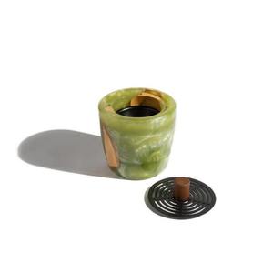 Quemador de Incienso de Madera Hecho a Mano con Incrustaciones de Resina Azul, Difusor Aromático para Uso en Todas las Estaciones, Ramadán, Eid, Hogar, Hotel, Restaurante, Aromaterapia - Product Image 5