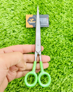 Ciseaux de barbier professionnels super affûtés pour droitiers, ciseaux de coupe de cheveux pour hommes et femmes, prise en main douce et facile, acier inoxydable - Product Image 2