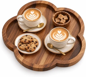 Bandeja de Servir Decorativa de Madera con Diseño de Unicornio para Café, Té, Desayuno, Aperitivos, Comida, Bebidas, Mesa de Comedor, Cocina - Product Image 3
