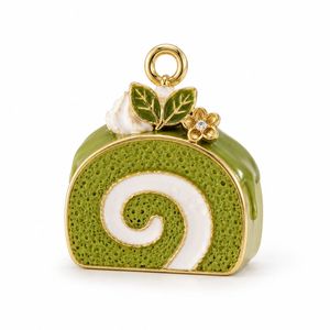 Pendentif Matcha 3D en forme de tasse de latte glacé avec crème fouettée, breloques mignonnes pour boissons, pour porte-clés et bracelets DIY - Product Image 2