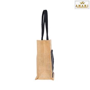 Bolsa de Yute Ecológica y Duradera, Bolsa de Compras Reutilizable Natural para Regalos y Eventos - Product Image 5
