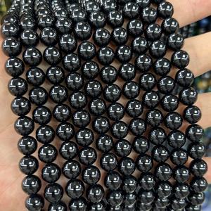 Natural Black Spinel Smooth Gemstone Beads Loose IGI Certified ZUBEDA GEMS <b>JEWELLRY</b> Rajasthan Energy Stone for Jewelry Making - Product Image 2