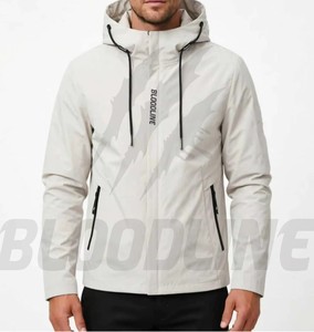 BLOODLINE INTERNATIONAL Men's Color Blocking <b>Waterproof</b> Breathable Windproof Eco-Friendly Quick Dry <b>Thin</b> 100% Polyester <b>Jacket</b> - Product Image 2