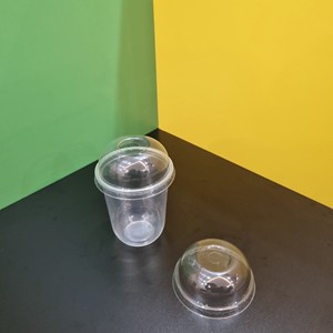 Wholesale Custom BPA Free Vietnam Factory 12/16/24oz U Shape PP <b>Plastic</b> Cups with lids for Hot Cold Drink Coffee Tea Juice - Product Image 5