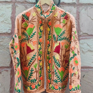 Chaqueta Larga Tipo Sarong Tejida y Bordada a Mano Estilo Boho Gitano para Mujer, Verano, Regalo Especial para Mujer - Product Image 1