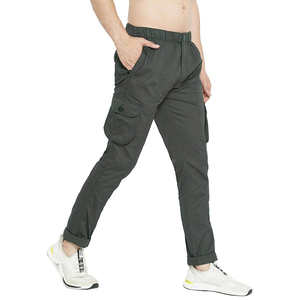 กางเกงคาร์โก้ผ้าแคนวาสลำลองสำหรับผู้ชาย ทรงปกติ ทรงตรง สไตล์สตรีท  สีสันปรับแต่งได้ คุณภาพสูง บริการ OEM ขายส่ง - Product Image 4