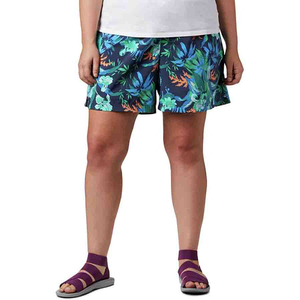 Shorts de Mujer con Estampado Floral, Cintura Media, Banda Elástica, Tejido de Poliéster, Estilo Casual, Transpirables, Corte Regular - Product Image 3