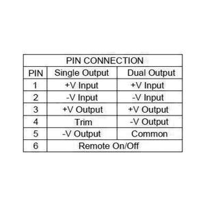 Convertisseur DC-DC 12V 5A 60W avec inserts de montage M2.5x0.45, plage de température -55~105°C ℃   température de fonctionnement - Product Image 3