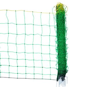 Rete Elettrica Portatile per Recinzione Capre 89 cm H x 50 m L in PE con Pali a Doppia Punta Gabbia per Animali - Product Image 4