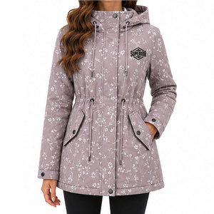 <b>Women's</b> Fashion Winter <b>Parka</b> Jacket with Breathable Fabric Technology, Functional Utility Pockets and Modern Slim Fit Design - Product Image 1