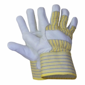 Gants de sécurité de qualité supérieure en cuir de vachette grainé, certifiés CE, antistatiques, résistants à la chaleur, pour la construction industrielle - Product Image 1