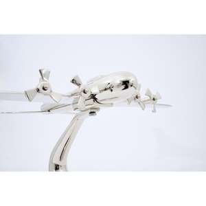 Modèle d'avion à hélices avec support, décoration moderne pour salon, articles cadeaux d'affaires - Product Image 5