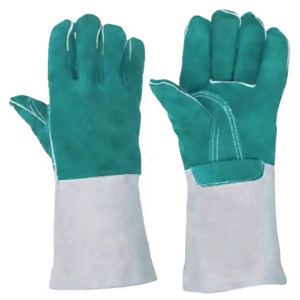 Guantes de Soldador de Cuero Resistentes de Primera Calidad, Anti-Vibración, con Puño de Seguridad, Resistentes a Chispas, Calor y Fuego, para Trabajo Industrial y Soldadura - Product Image 5