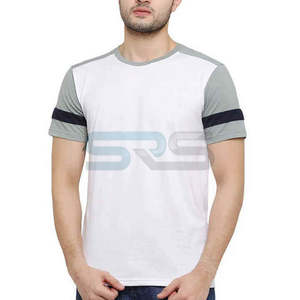 Camisetas de Diseño Moderno para Hombre, 100% Algodón, Corte Holgado, Color Sólido, con Diseño Liso y Logotipo Frontal - Product Image 3