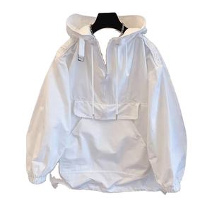 แจ็กเก็ตกันลมกันน้ำสำหรับผู้ชายแจ็กเก็ตกันฝนแบบลำลองออกแบบโลโก้ตามต้องการ - Product Image 4