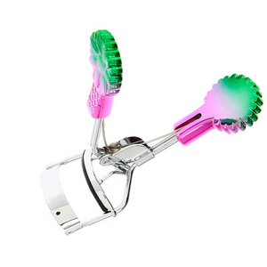 Rizador de pestañas con mango en forma de flor de nuevo estilo de alta calidad, rizador de pestañas duradero de Color personalizado - Product Image 2