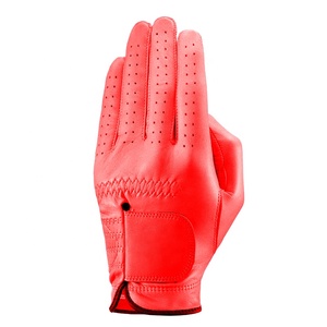 POWER HINT Genuine Leather Full Finger Custom Colors Golf Gloves <b>Hook</b> Loop Non-slip Stretch Durable Professional Sports Hand - Product Image 4
