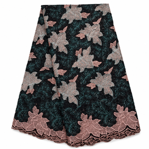 Dentelle suisse premium brodée, tissu de dentelle africaine pour robes, mode Guatemala - Product Image 4