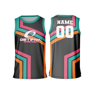Maillot de basketball personnalisé 2026 sans manches pour homme, imprimé par sublimation, respirant, anti-humidité, 100 % polyester, tailles plus - Product Image 1