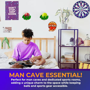 Support de balle de golf portable de haute qualité en polypropylène avec fixation murale et vis - Product Image 3