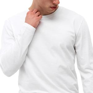 Camiseta de Manga Larga de Algodón Extra Grande para Hombre, Estilo Urbano, con Logotipo Personalizado, para Venta al por Mayor y Marca Privada - Product Image 1