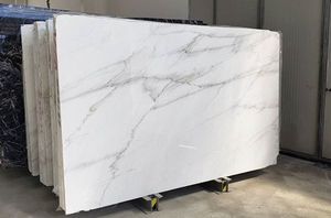 Cheapest Price-Natural White/black <b>Marble</b>, Dark Slab for Sale - Vietnam's Factory <b>Marble</b> Slab/Stone - Product Image 2