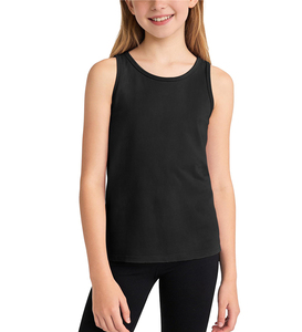 Débardeur en coton noir pour filles, uniforme scolaire, veste sans manches pour étudiants, débardeurs de danse - Product Image 3