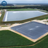 Géomembrane en polyéthylène testée qualité ISO CE, membrane HDPE, étanchéité, coût pour les réservoirs agricoles