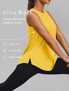 <b>Womens</b> Loose Fit Tank Top <b>Sleeveless</b> Summer <b>Shirt</b> Lightweight Breathable Eco-Friendly Quick Dry Comfortable Casual Wear - Product Image 5