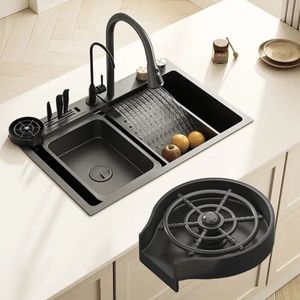 Kit de Limpieza Automática de Tazas, Duradero, Fácil de Usar y sin Electricidad, para el Hogar, Cafetería o Restaurante - Product Image 2