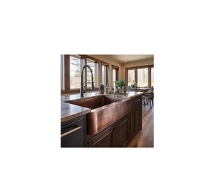 Heritage Copper Kitchen Sink Artisan Crafted Structure Enhancing Luxury Residential Hospitality And Restaurant Kitchen Spaces - Product Image 3