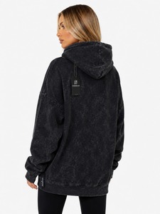 Sweat à capuche pour femme en molleton de haute qualité, effet délavé, design optimal, respirant, manches longues, sweat à capuche délavé pour femme - Product Image 6