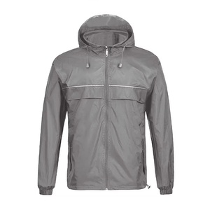 High Quality Comfortable <b>Thin</b> Lightweight Windbreaker <b>Jacket</b> for <b>Men</b> Women Customizable OEM Design Spring Hooded - Product Image 1