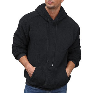Hoodies for Men Zip up Jacket <b>Sherpa</b> <b>Lined</b> Fleece Sweatshirts Heavyweight Thick Winter Thermal Cardigan Coat - Product Image 3