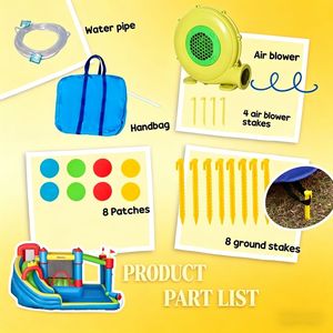 Grande Castello Gonfiabile da Esterno, Attrezzatura Premium per Divertimento Bambini - Product Image 2