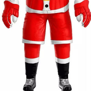 Tenues de hockey sur glace professionnelles de haute qualité, 100% polyester, respectueuses de l'environnement, maillots en gros, maille respirante, col en V - Product Image 4