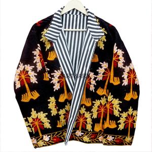 Women's Luxury Suzani <b>Corduroy</b> <b>Jacket</b> Floral Hand Embroidery Quilted Mandarin Collar Festival Winter Coat - Product Image 6