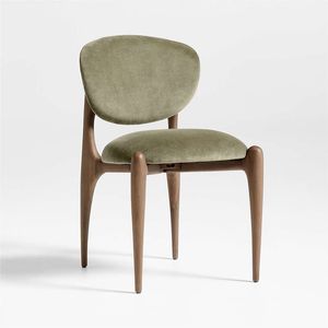 Modern Upholstered <b>Dining</b> <b>Chair</b> With Wood Frame Velvet Seat Midcentury Design Style Home Bar And Restaurants Furniture - Product Image 1