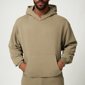 Custom Men's High Quality Hoodies Streetwear Heavyweight Cotton Pullover Hooded <b>Sweatshirts</b> Hoodie for Sports - Product Image 6