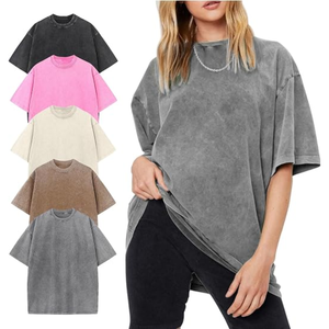 เสื้อยืดผู้หญิงคอกลมแขนสั้นทรงหลวมสไตล์วินเทจ ลุคเท่ๆ ลายพิมพ์ดิจิทัล ระบายอากาศได้ดี - Product Image 1