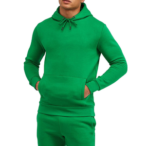 Survêtement Homme Confortable en Molleton 100% Coton Imprimé Uni Vert, Style Streetwear, avec Cordon de Serrage – OEM/ODM - Product Image 5