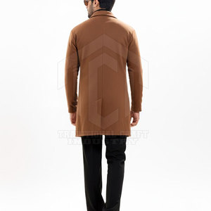 Premium Soft Wool Overcoat Men Regular Winter Outerwear Breathable Comfortable Fit Customizable OEM Service Bulk Order <b>Fur</b> <b>Trim</b> - Product Image 2