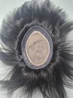 Perruque en cheveux humains indiens Remy naturels Taz Miraje, ondulations naturelles, ondulations aquatiques, prothèse capillaire, patchs Taz Hair BD