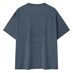 T-shirts pour hommes de haute qualité, en coton mélangé léger, coupe ample, respirants, séchage rapide, manches courtes, confortables, décontractés, tendance - Product Image 2