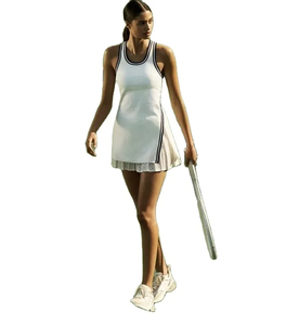 Ropa de Tenis de Alta Calidad con Logotipo Personalizado, Vestido Deportivo de Golf para Mujer, Faldas de Tenis con Pantalones Cortos Interiores, con OEM - Product Image 1