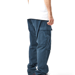 Pantalons cargo droits pour hommes de haute qualité, pantalons cargo légers pour hommes avec poches latérales, prix de gros de la meilleure qualité - Product Image 4