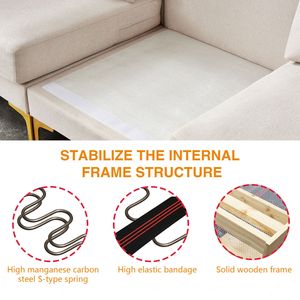 Sofá Moderno en Forma de L para Sala de Estar - Product Image 4