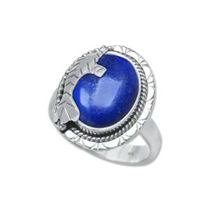 Unique Design <b>Lapis</b> <b>Lazuli</b> Gemstone <b>Ring</b> Indian Jewelry 925 Sterling Silver Handmade <b>Rings</b> Bulk Wholesale Suppliers - Product Image 2